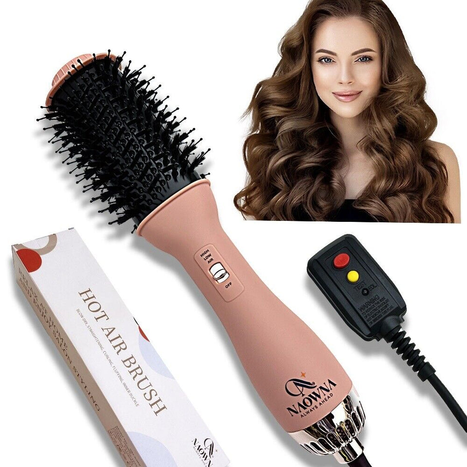 Naowna Hair Dryer Brush,Hot Air Brush.Hair Dryer Style & Volumizer 3 in 1 Brush.