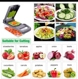 12 In 1 Vegetable Salad Fruit Peeler Cutter Slicer Dicer Chopper Kitchen Tools